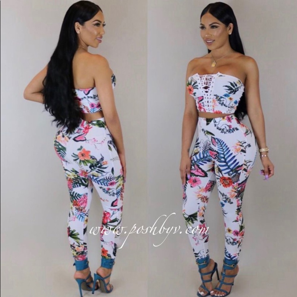 Posh By V Floral Co Ord Set